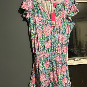 Short sleeved romper